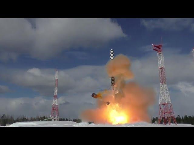 Russian MOD releases video of Sarmat missile test