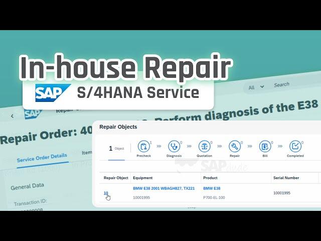 SAP S/4HANA Service Explained: In-house Repair + real case scenario