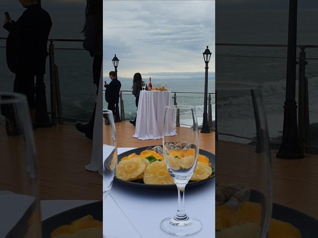 #Fruits and #champagne at a #wedding by the #sea #shorts