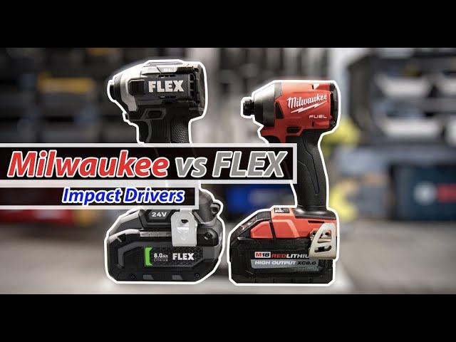 FLEX vs Milwaukee Impact Drivers (8ah Batteries)