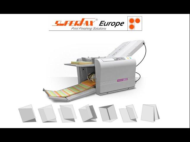 SUPERFAX PF-460 Falzmaschine / Paper folding machine PF-460