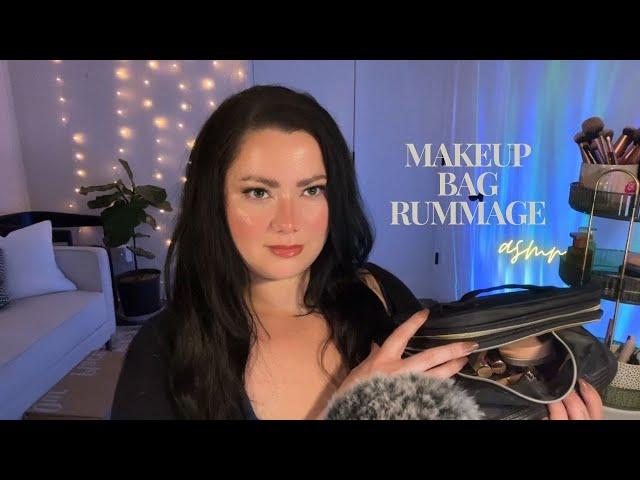 Rummage Through My Makeup Bag With Me, ASMR