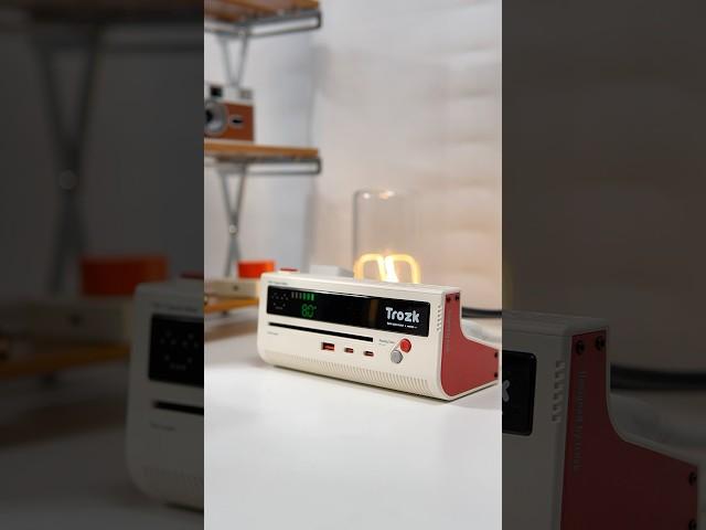 It looks like a classic red and white game console, but in fact it's a power strip#powerstrips