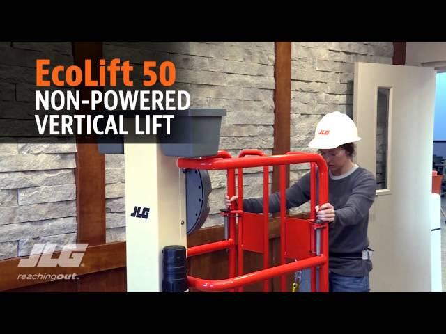 JLG EcoLift 50 & EcoLift 70 Non-Powered Vertical Lifts