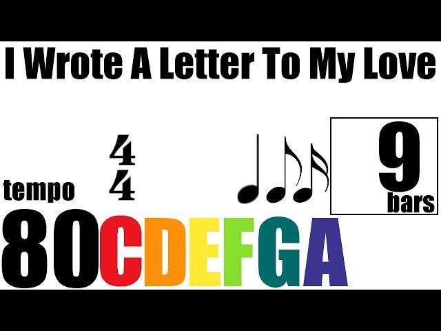 Recorder Hero: I Wrote A Letter To My Love