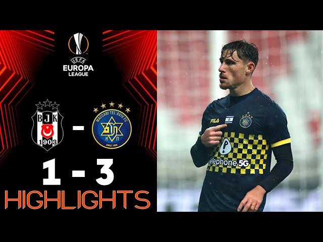 Beşiktaş - Maccabi Tel Aviv 1-3 MAÇ ÖZETİ | Avrupa Ligi - 2024/2025