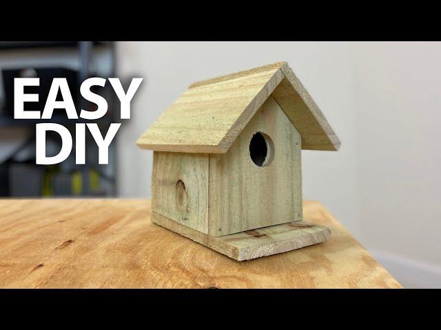 EASIEST DIY Simple Birdhouse with Minimal Tools Step by Step | Ale's Everyday