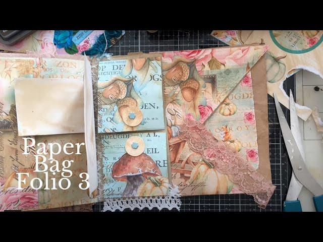 Altered Paper Bag Folio 3 - Autumn Junk Journal Kit