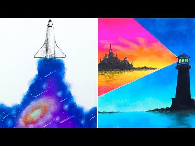 15 Easy Recipes To Become An Artist | Tutorial Art