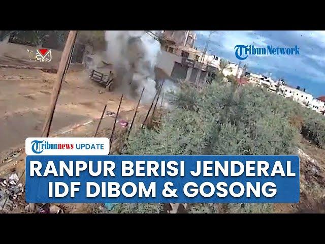 Jenderal Israel Gosong seusai Ranpur 'David' Dibom Militan di Tepi Barat! Komandan IDF Kritis