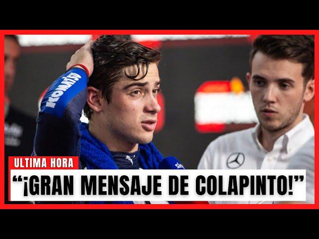 ¡INCREÍBLES PALABRAS DE FRANCO COLAPINTO POST GP DE LAS VEGAS!