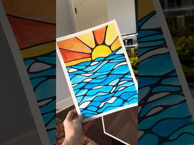 How to make art for anxiety #neurographicart #artforanxiety #easyart #watercolor