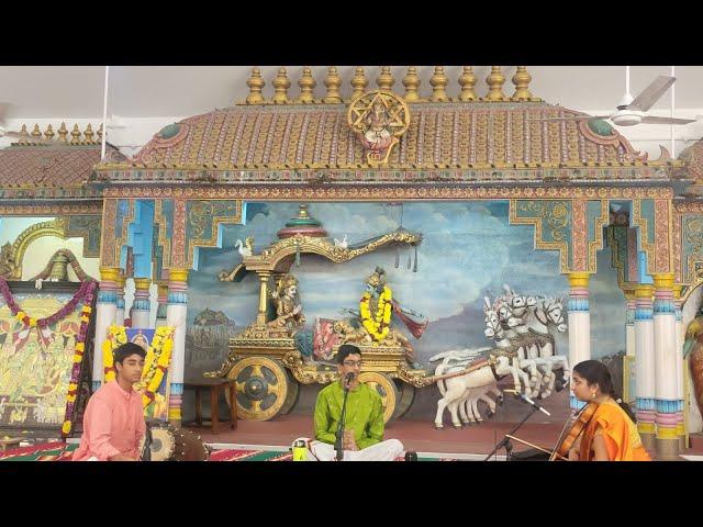Sivan Fine Arts || Saarang Arun(Vocal) || Aishwarya Anand(Violin) || Krish Mohan(Mridangam)