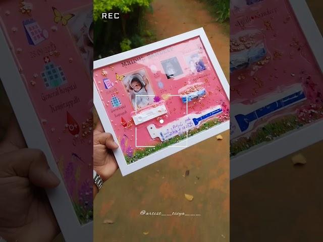 Baby Biography frame...with umbilical cord‍‍
