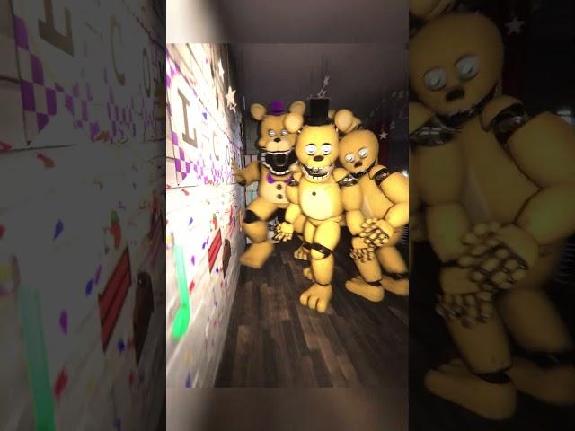 Spring Bonnie, Freddy and Fredbear thought they could get me! #shorts #fnaf