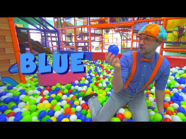 Blippi at the Play Place and Learn Colors Compilation | Safe Educational Videos for Children