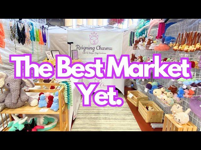 This Was the BEST Market EVER! Crochet Market Vlog | How Much I Made | Best Sellers