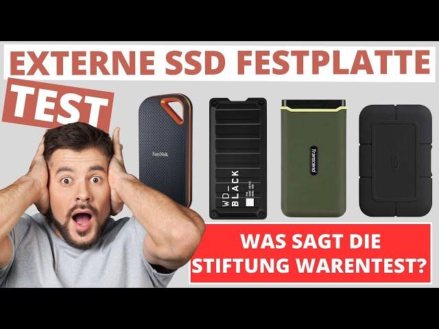 Externe SSD Festplatte Test: Was rät Stiftung Warentest?