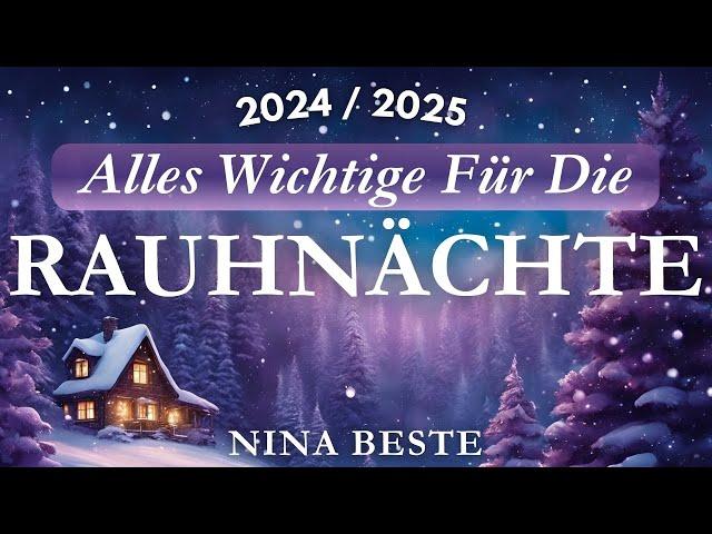 Die 12 Rauhnächte 2024/25 erklärt | Anleitung für Rituale, Wünsche & Meditationen