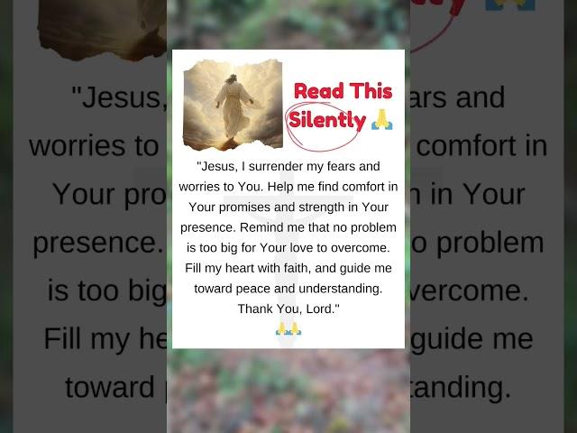 Read This Silently | god message today | god's message for you #bibleversequote #bibleactivities ️