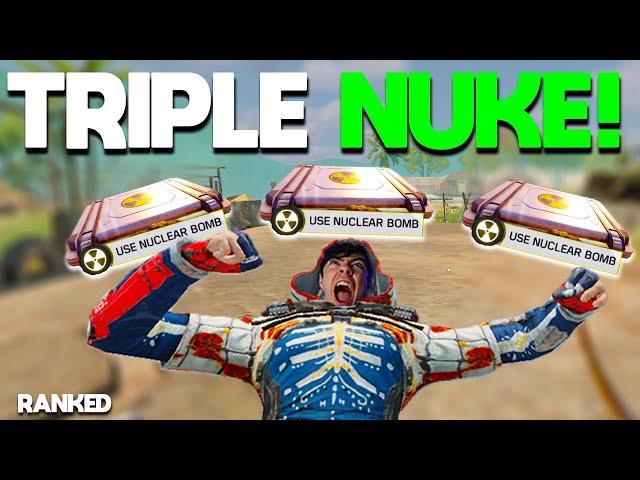 I got a TRIPLE NUKE then something INSANE HAPPENED in COD Mobile... (Solo Ranked)