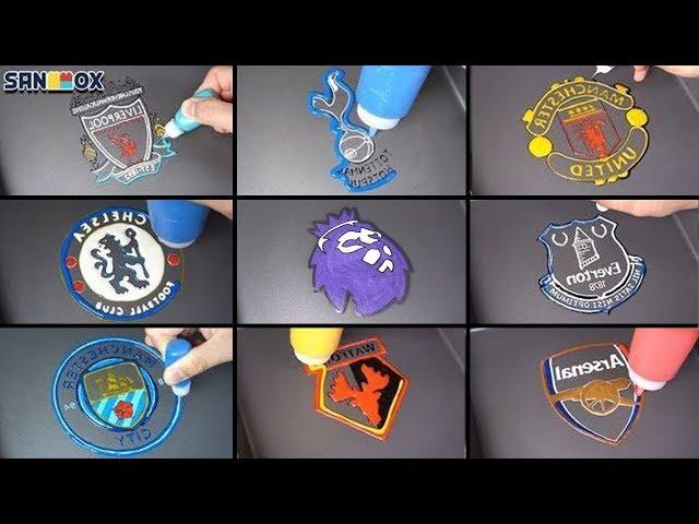 Premier League Teams Pancake art - Liverpool, Tottenham, Manchestercity, Chelsea, Arsenal