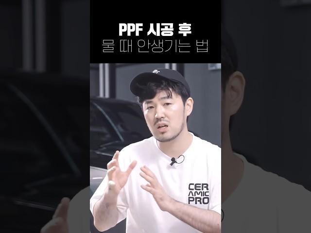 PPF 시공 후 물때 관리 방법 만큼은 꼭 알아두세요 #ppf #자동차관리 #모터스킨