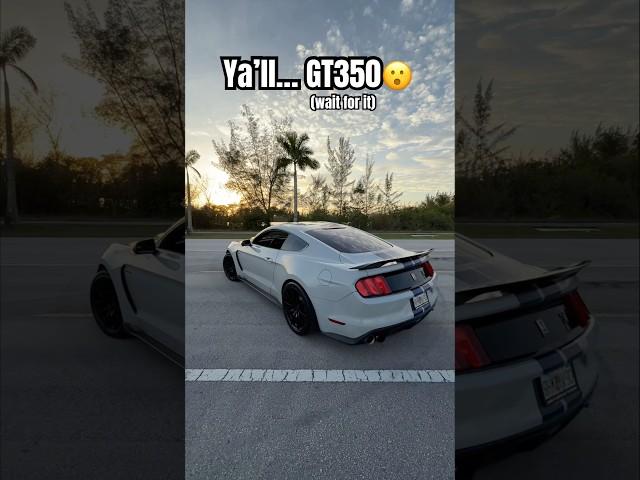 What could you do between these GT350 shifts? 