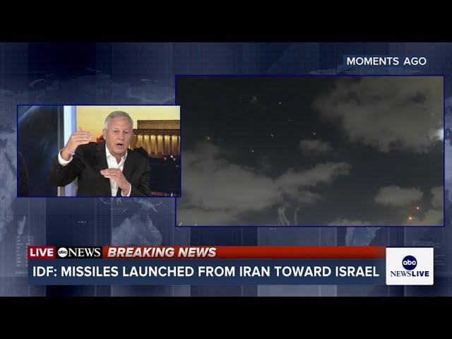 Missiles launched from Iran toward Israel, IDF says