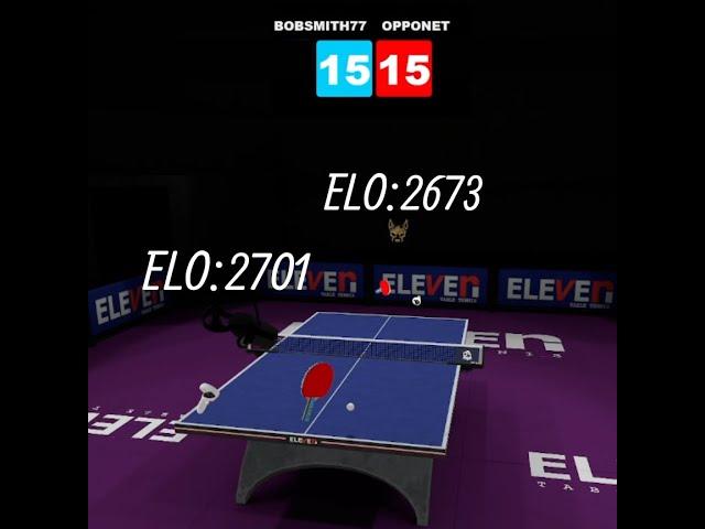 Crazy Close Matches ELEVEN Table Tennis VR