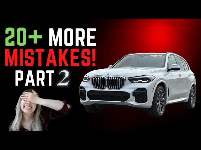 20+ MORE MISTAKES BMW Owners MAKE! BE CAREFUL! - Part 2