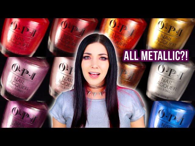 OPI Fall 2024 Metallic Mega Mix Nail Polish Collection Swatches! || KELLI MARISSA