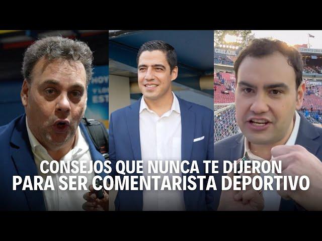 ESTO debes saber para ser COMENTARISTA DEPORTIVO l CONSEJOS de EXPERTOS de TUDN | Andrés Vaca