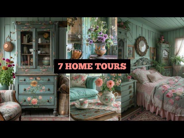 New EXPLORING WHIMSICAL WONDERS: 7 HomeTours Cozy & Elegant Shabby Chic Style Sanctuaries |Vintage