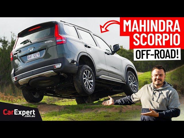 2023 Mahindra Scorpio off-road review! 4H, 4L, diff lock, hill descent, rocks