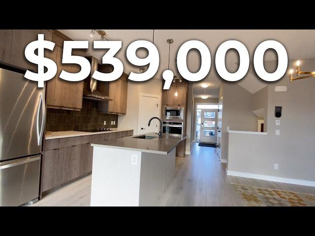 [4K] INSIDE a $539,000 Brand New Detached Home In Livingston, NW Calgary, Alberta Canada | Sean Na