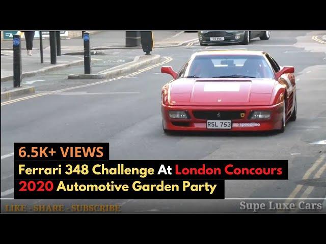 Ferrari 348 Challenge At London Concours 2020 Automotive Garden Party - 6.5K+ Views