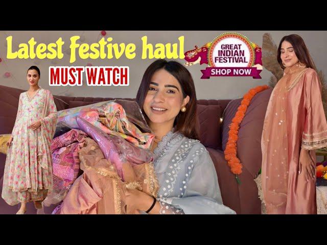 Latest Festive Wear Sale Haul|  Must Watch Video 