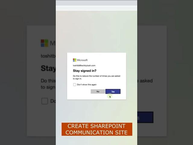 How To Create Communication Site in SharePoint Online