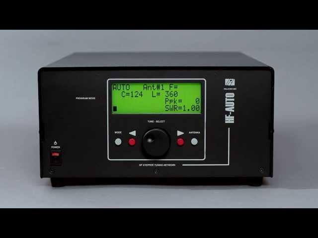 How to Setup Your 1800 Watt HF-AUTO Autotuner from Palstar, Inc.