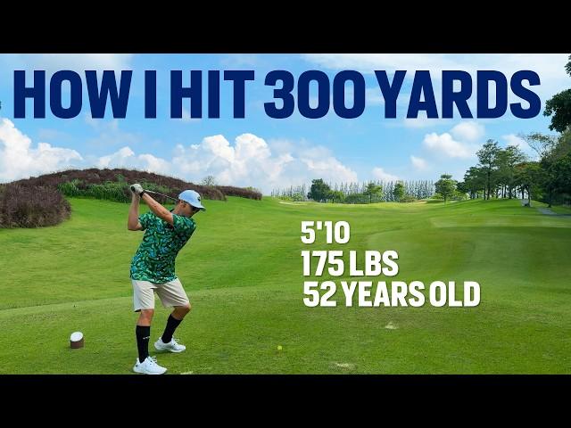 How I hit over 300 yards at 175lbs  (NO SPEED TRAINING OR GYM)