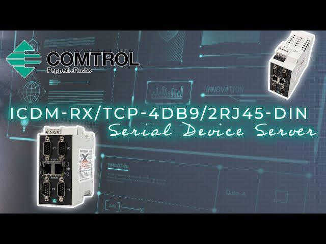 Pepperl+Fuchs Comtrol ICDM-RX/TCP-4DB9/2RJ45-DIN