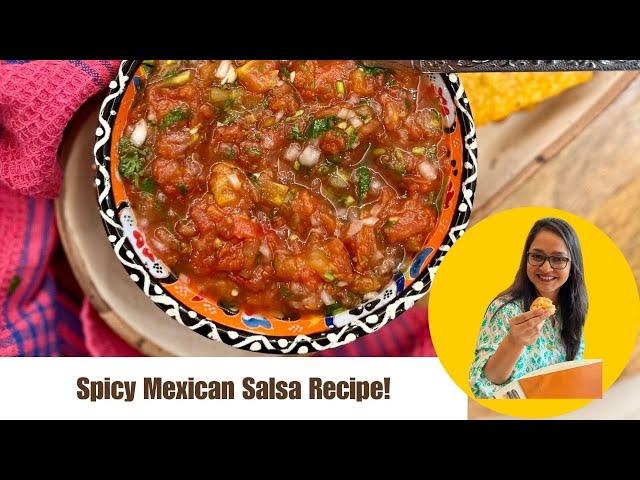 Spicy Mexican Salsa Recipe | Easy Homemade Salsa with a Kick by Archana's Kitchen