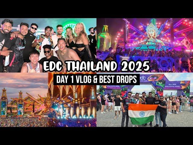 EDC THAILAND 2025 - Day 1 Best Drops & Vlog
