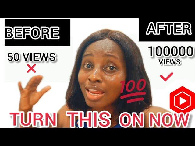 If YOUTUBE Is Not RECOMMENDING Your Videos‼️Do This Now