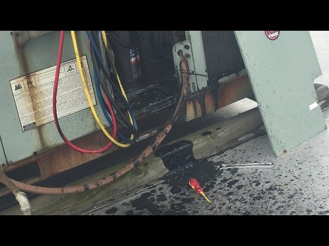 Air conditioner compressor explodes