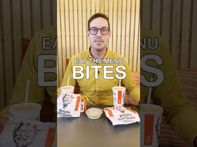 Keith Eats The KFC Double Down • Eat The Menu Bites