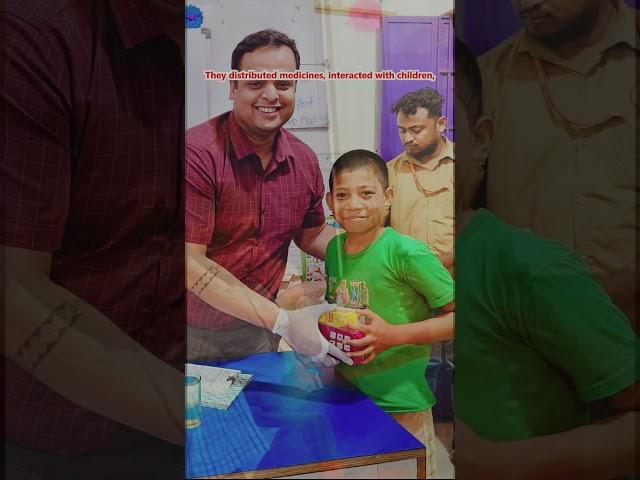 Dr. Kumar Abhishek's team provided skin check-ups at SOCH's Jatni center.