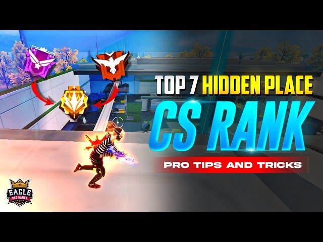 TOP 7 HIDDEN PLACE IN CS RANK  | IN TAMIL | NEXTERA MAP SECRET PLACE | CS RANK PUSH TIPS & TRICKS |