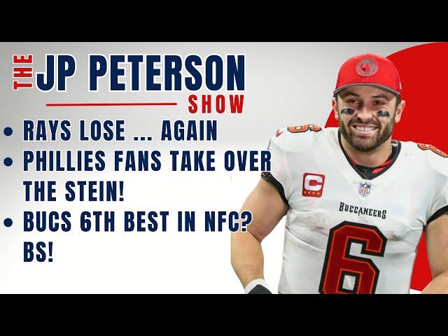 Rays Lose ... Again | Phillies Fans Take Over the Stein! | Bucs 6th Best in NFC? BS!